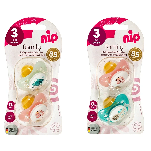 NIP Family F Suzetă latex, mărimea 3 (16-32luni) N2