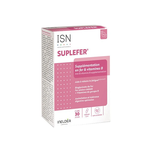 INELDEA ISN Suplefer caps. N30