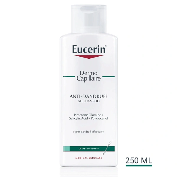 Eucerin DermoCapillaire Șampon Gel anti-matreata (scalp gras) 250ml Eucerin DermoCapillaire Șampon Gel anti-matreata (scalp gras) 250ml