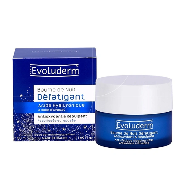 Evoluderm Mască pentru față de noapte anti-oboseala,30+, 50ml (18350)