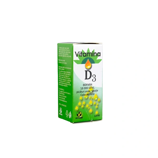 Vitamina D3 Biofarma 18000 UI/1ml 0,45 mg/ml 10ml