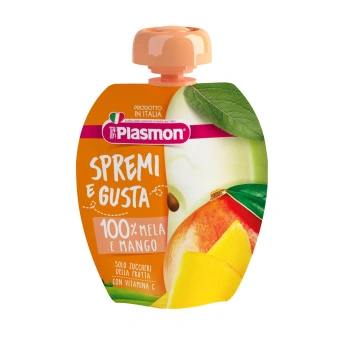 Plasmon Piure omogenizat din mere si mango, +12luni, 100g