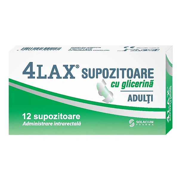 4LAX supozitoare cu glicerina adulti Nr.12
