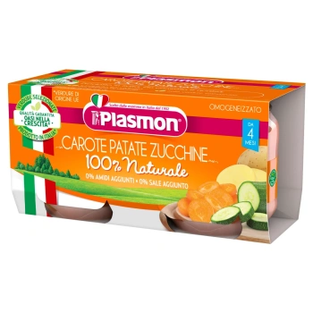Plasmon Piure omogenizat din cartofi si dovleci,+4luni ,2x80 g