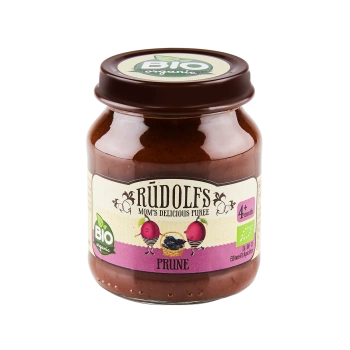 Rudolfs Organic Piure Prune 120g (4+)