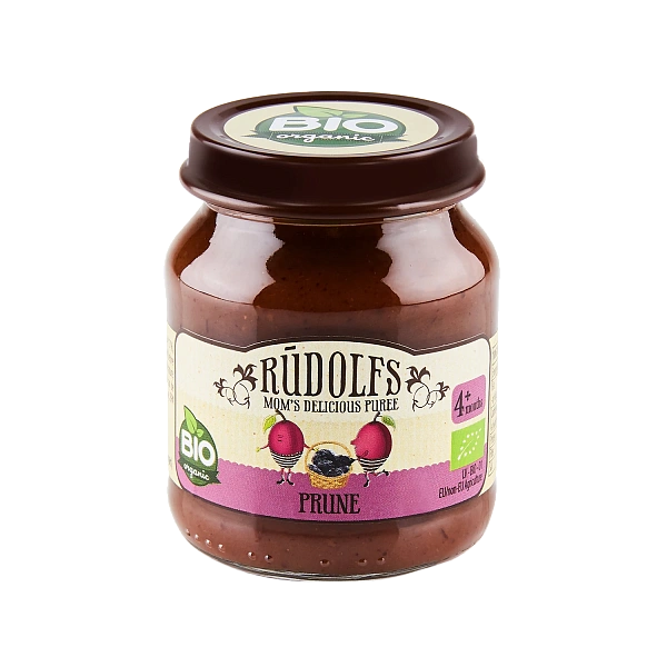 Rudolfs Organic Piure Prune 120g (4+) Rudolfs Organic Piure Prune 120g (4+)
