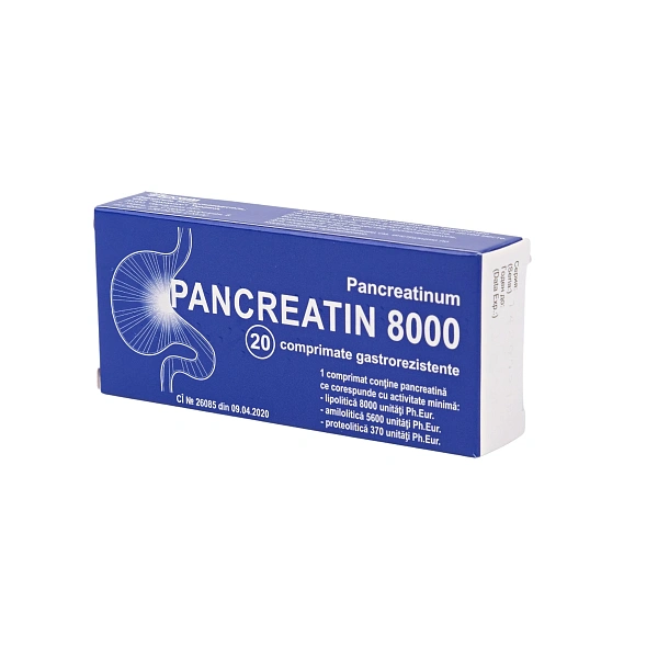 Pancreatin 8000 comp. gastr. N10x2 Pancreatin 8000 comp. gastr. N10x2