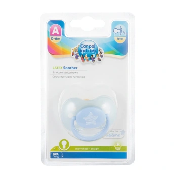 Canpol Baby 22/428 Suzeta rotundă latex 0-6luni Pastelove