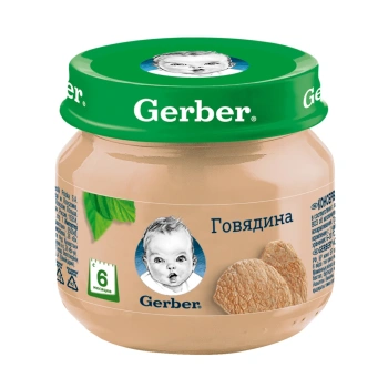 Gerber Pireu de carne de vita 80g