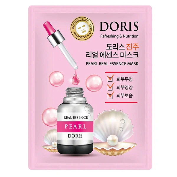 Doris Real Essence Mască pentru față cu extract de Pierle 25ml