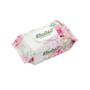 Number1 Rose Șervetele umede cu capac N120