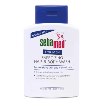 Sebamed Men Şampon şi gel de duş Energizant pentru bărbaţi, 200ml