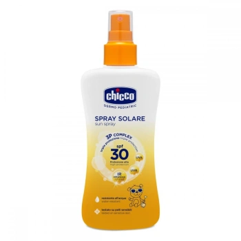 Chicco protecție solară Sun-Spray SPF 30+, 12+, 150 ml (91600)