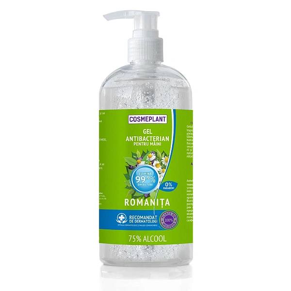 Viorica Cosmeplant Gel antibacterial pentru mâini Romaniță 500ml