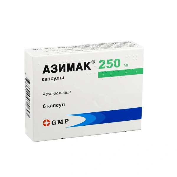 Azimac 250mg caps. N3x2 Azimac 250mg caps. N3x2