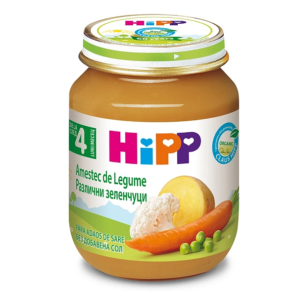 Hipp 4013 Pireu asorti legume 125g