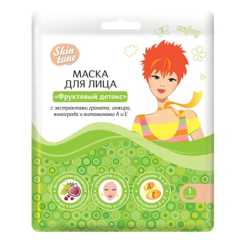 Skin tune Masca pentru față pe bază de tesutura "Фруктовый детокс"