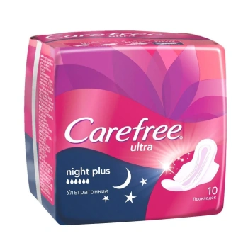 Carefree Ultra Absorbante pentru zile critice Night Plus N10