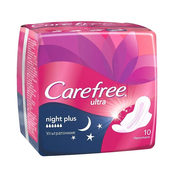 Carefree Ultra Absorbante pentru zile critice Night Plus N10