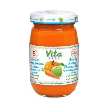 Vita 2643 Pireu Morcov, dovleac, mere 180g