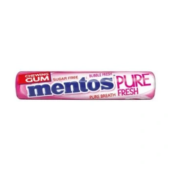 Mentos Gumă de mestecat Roll  Pure Fruit Strugure 15,5g