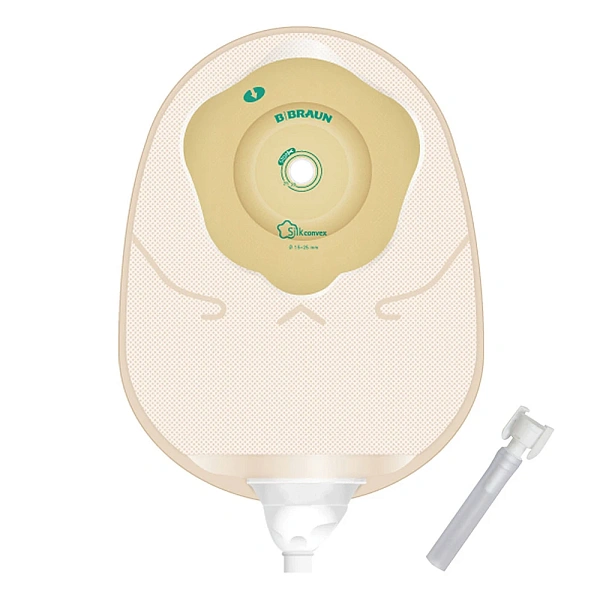 Flexima URO sistem urostomic silk bej cu flansa convexa ajustabila 15-35 mm N10