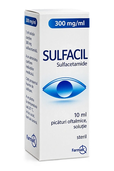 Sulfacil de natriu 30% 10ml pic. oft. 