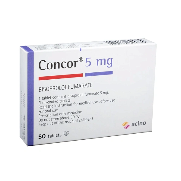 Concor 5mg comp. film. N10x5 Concor 5mg comp. film. N10x5