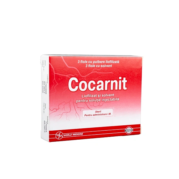 Cocarnit 2ml liof.+solv.sol.inj. N3
