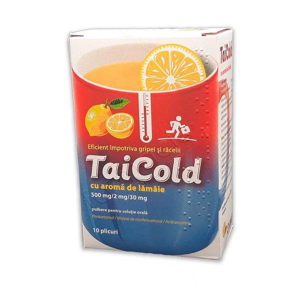 TaiCold lamaie 500mg/2mg/30mg pulb./sol. orala N10