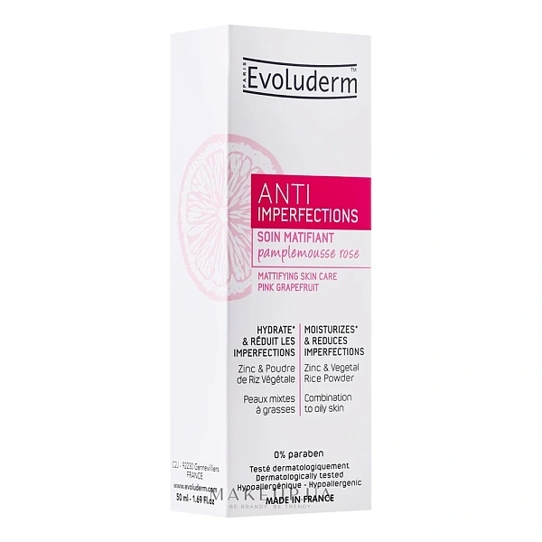 Evoluderm Anti Imperfections Cremă matifiantă pentru față 50ml (17321)