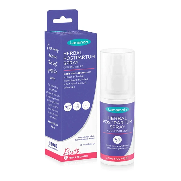 Lansinoh Spray Ulei Organic pentru perineu post-birth 100ml (68220)