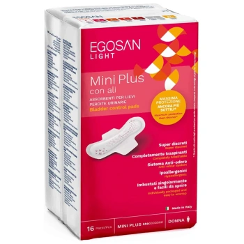 Egosan Light absorb. urologice cu aripoare Mini Plus N16