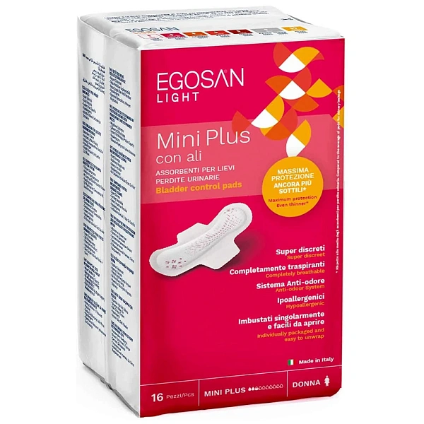 Egosan Light absorb. urologice cu aripoare Mini Plus N16