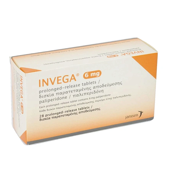 Invega 6mg comp. elib. prel. N10x3