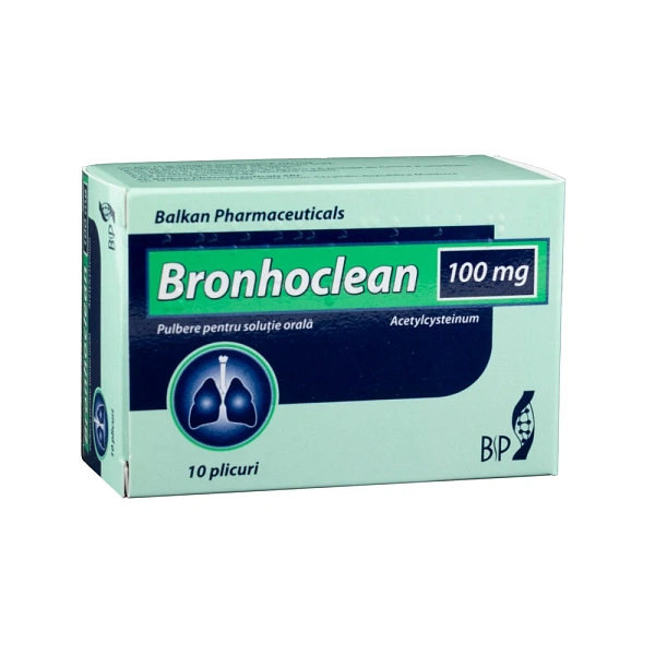 Bronhoclean 100mg 3g pulb./sol. orala N10