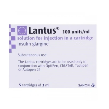 Lantus 100UI/ml 3ml in cartus sol.inj. N5