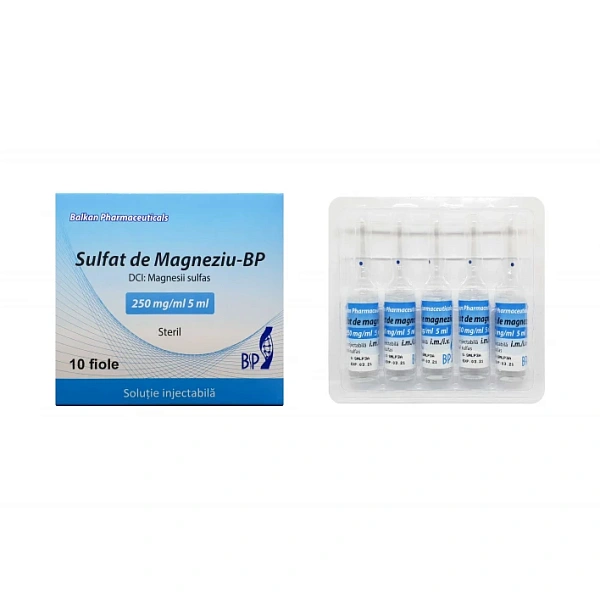 Magnesii sulfat-BP 250 mg/ml sol. inj. 5ml N10