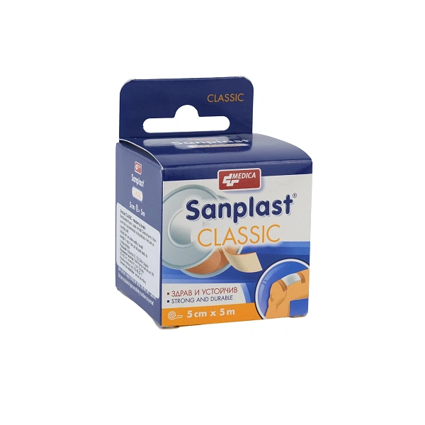 Emplastru Sanplast 5cmx5m clasic