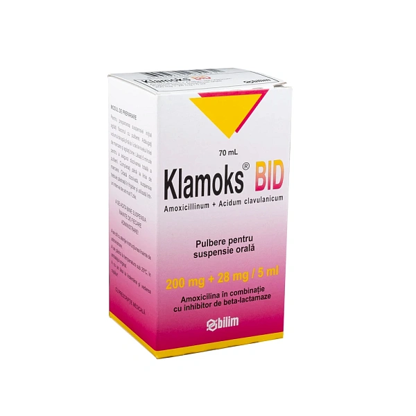 Klamoks Bid 228mg/5ml 70ml pulb.susp.orala N1 Klamoks Bid 228mg/5ml 70ml pulb.susp.orala N1