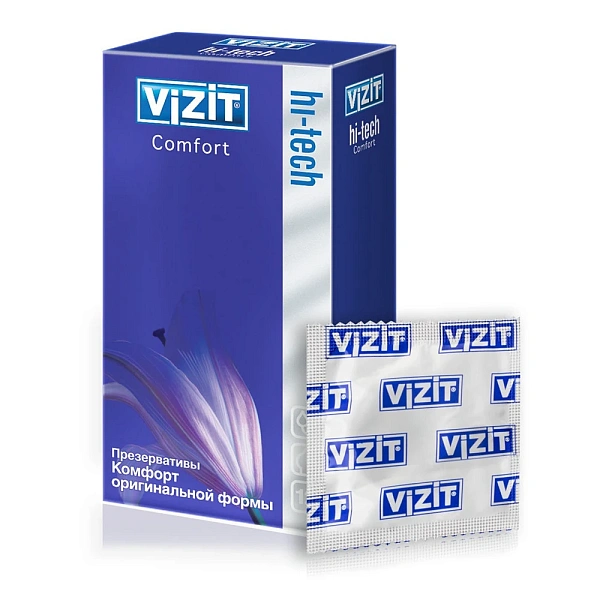 Prezervative Vizit N12 "Hi-Tech" Comfort Prezervative Vizit N12 "Hi-Tech" Comfort