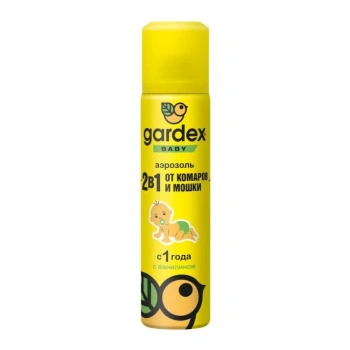 Gardex Baby Aerosol antirepelenti contra tintari și musculite, 1+, 80ml