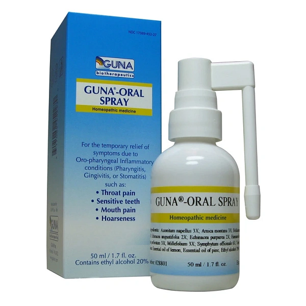 Guna Oral 50ml spray bucofaring. homeopat.