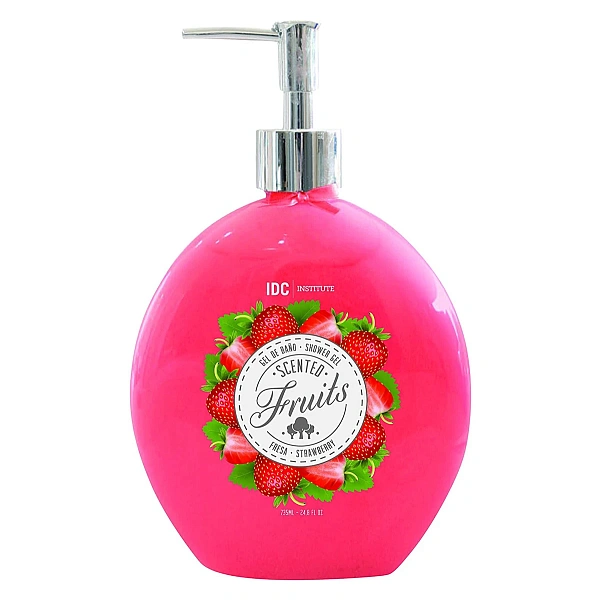 IDC Institute Scented Fruits Gel de dus Capsuna 735ml  IDC Institute Scented Fruits Gel de dus Capsuna 735ml