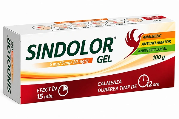 Sindolor (5mg+5mg+20mg/g) gel 100g N1