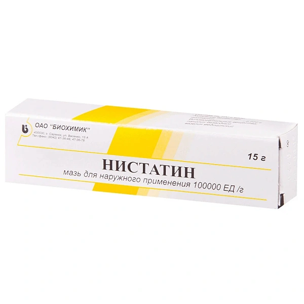 Nistatina 100000UI/1g 15g ung. Nistatina 100000UI/1g 15g ung.