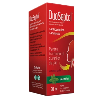 DuoSeptol Menthol 2 mg/ml, 0,5 mg/ml spray bucofaringian  30 ml