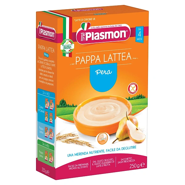 Plasmon Terci Cereale crema cu pere de la 4 luni, 250g Plasmon Terci Cereale crema cu pere de la 4 luni, 250g