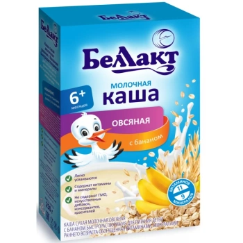 Bellact Terci din ovăz cu banană cu lapte 250g