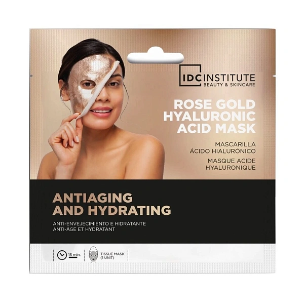 IDC Institute Masca hidratanta si antirid p/u fata cu aur roz 22g
